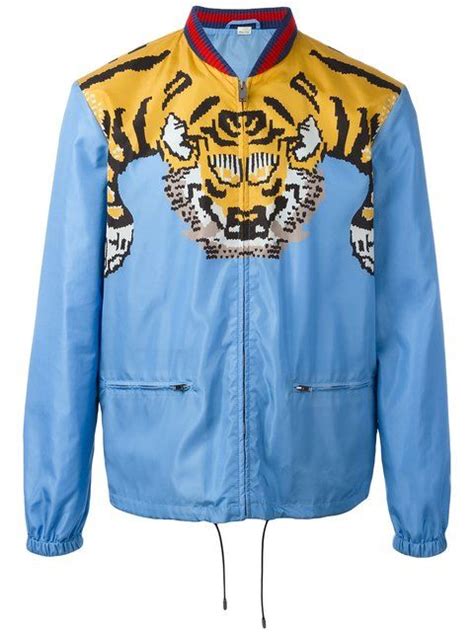 gucci tiger bomber jacket|gucci python coat.